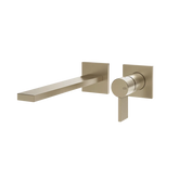 Gessi Inverso Diamantato robinet de lavabo mural 73688 + 63397